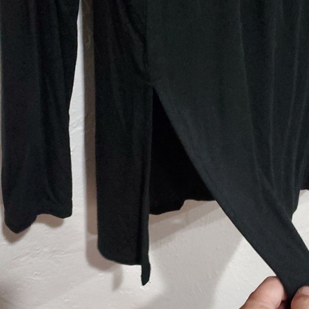 Banana Republic The Signature Tee Collection Long Sleeve Tunic in Black Size S - Picture 5 of 13